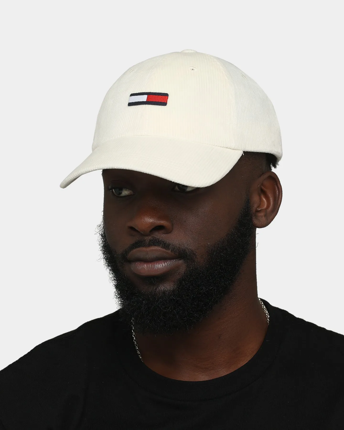 Tommy Jeans Corduroy Sports Strapback Smooth Stone