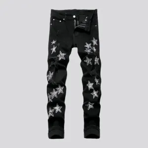 Y2k men's distressed jeans